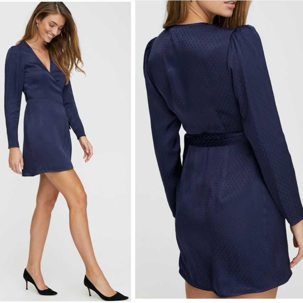 New Aritzia Wilfred Callie Wrap Dress